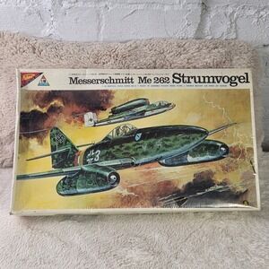 Nichimo 1:48 Scale Messerschmitt Me 262 Sturmvogel Plastic Model Kit Unassembled